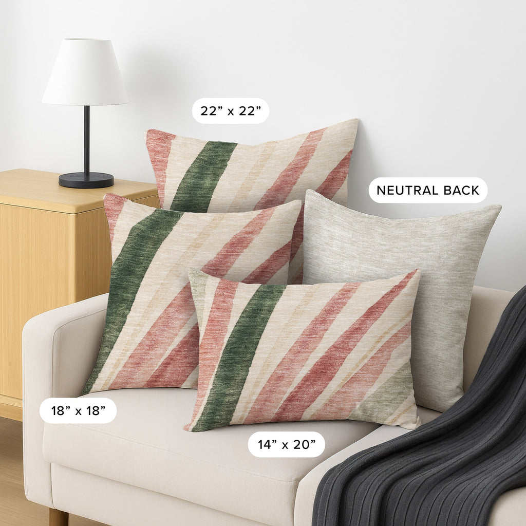 Aloha AH10 Blush Chenille Decorative Pillow