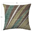 Aloha AH10 Chocolate Chenille Decorative Pillow