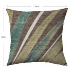 Aloha AH10 Chocolate Chenille Decorative Pillow