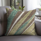 Aloha AH10 Chocolate Chenille Decorative Pillow