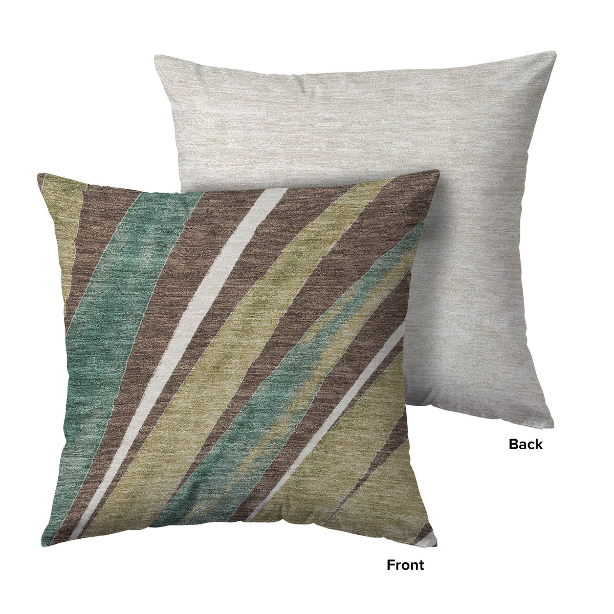 Aloha AH10 Chocolate Chenille Decorative Pillow