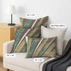 Aloha AH10 Chocolate Chenille Decorative Pillow