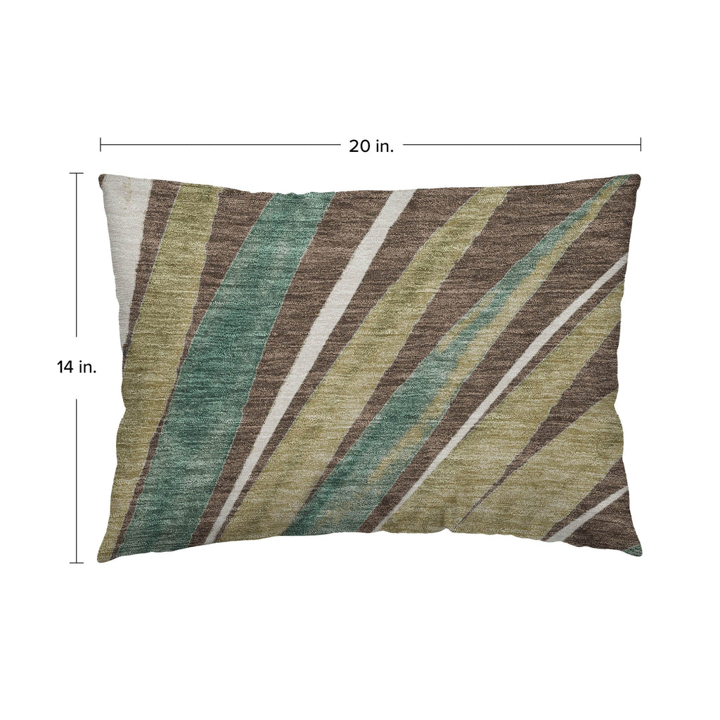 Aloha AH10 Chocolate Chenille Decorative Pillow