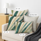 Aloha AH10 Ivory Chenille Decorative Pillow