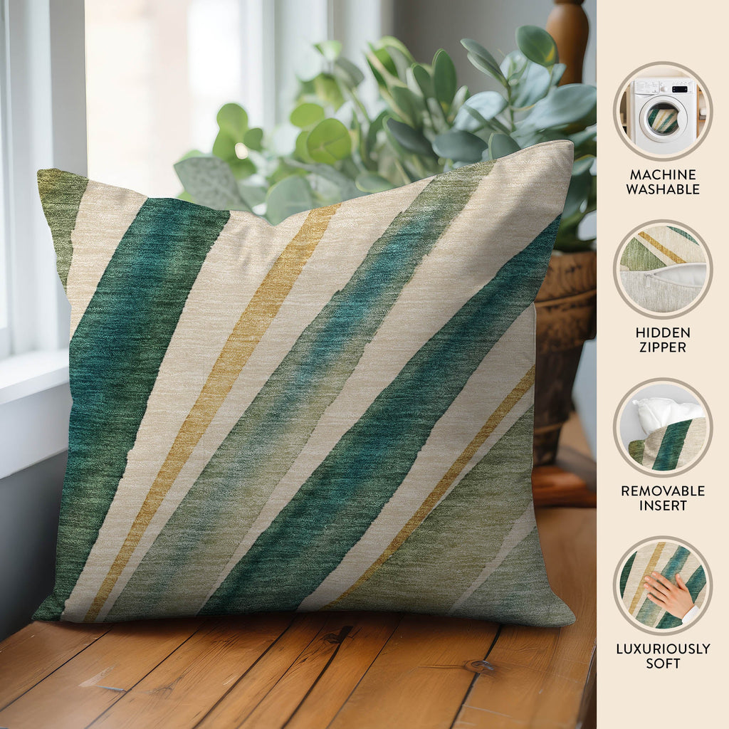 Aloha AH10 Ivory Chenille Decorative Pillow
