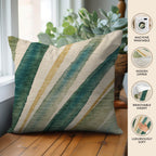 Aloha AH10 Ivory Chenille Decorative Pillow