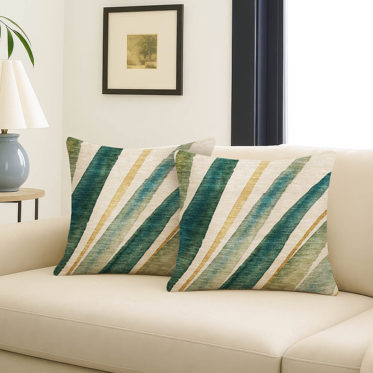 Aloha AH10 Ivory Chenille Decorative Pillow