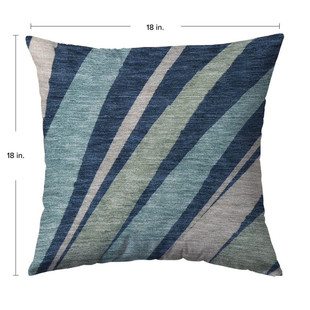 Aloha AH10 Navy Chenille Decorative Pillow