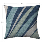 Aloha AH10 Navy Chenille Decorative Pillow