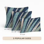 Aloha AH10 Navy Chenille Decorative Pillow