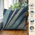 Aloha AH10 Navy Chenille Decorative Pillow