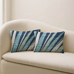 Aloha AH10 Navy Chenille Decorative Pillow