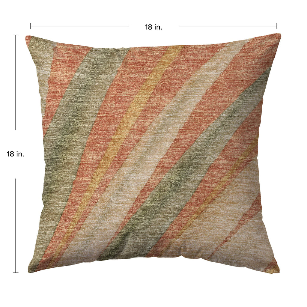 Aloha AH10 Terracotta Chenille Decorative Pillow