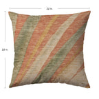 Aloha AH10 Terracotta Chenille Decorative Pillow