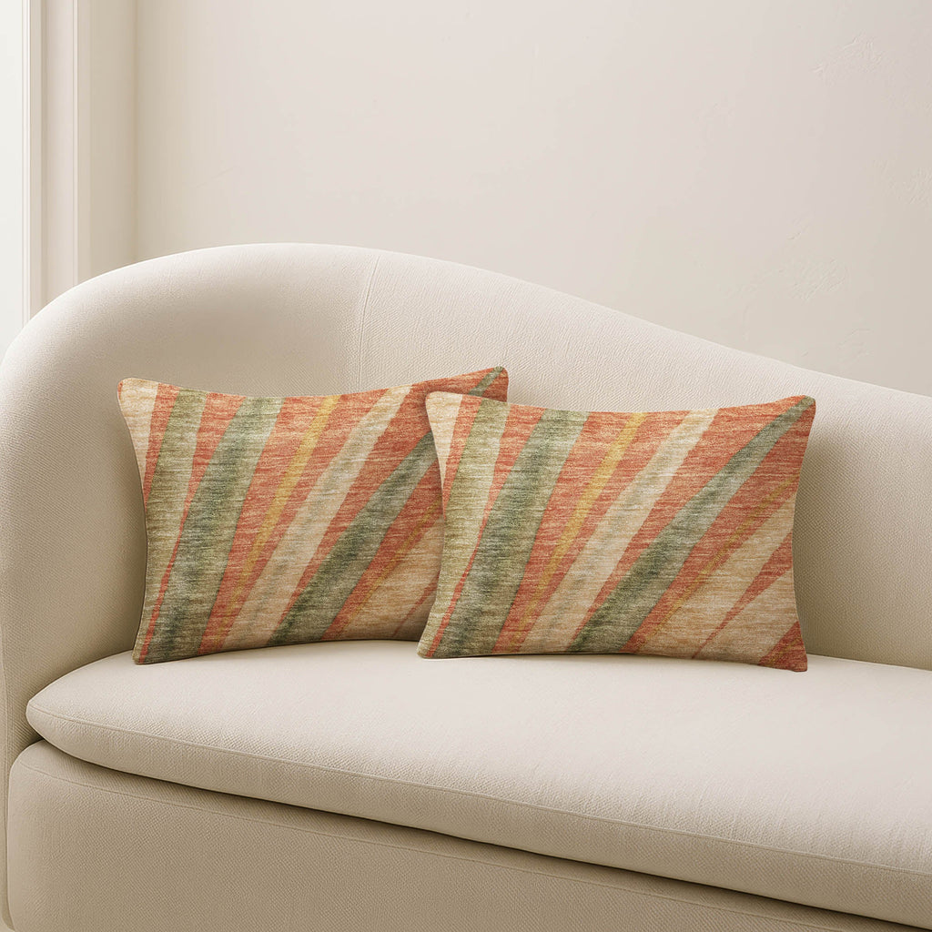 Aloha AH10 Terracotta Chenille Decorative Pillow