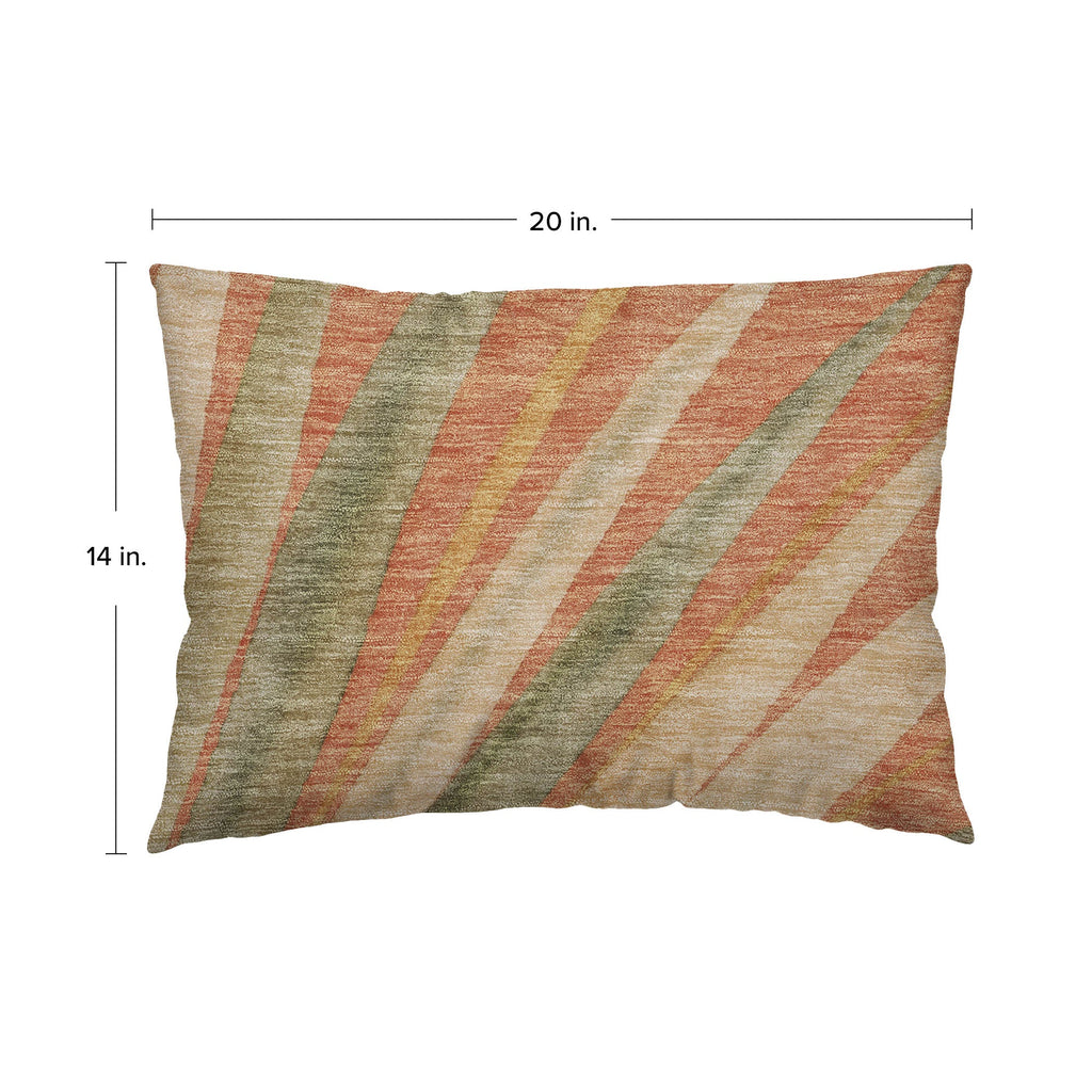 Aloha AH10 Terracotta Chenille Decorative Pillow