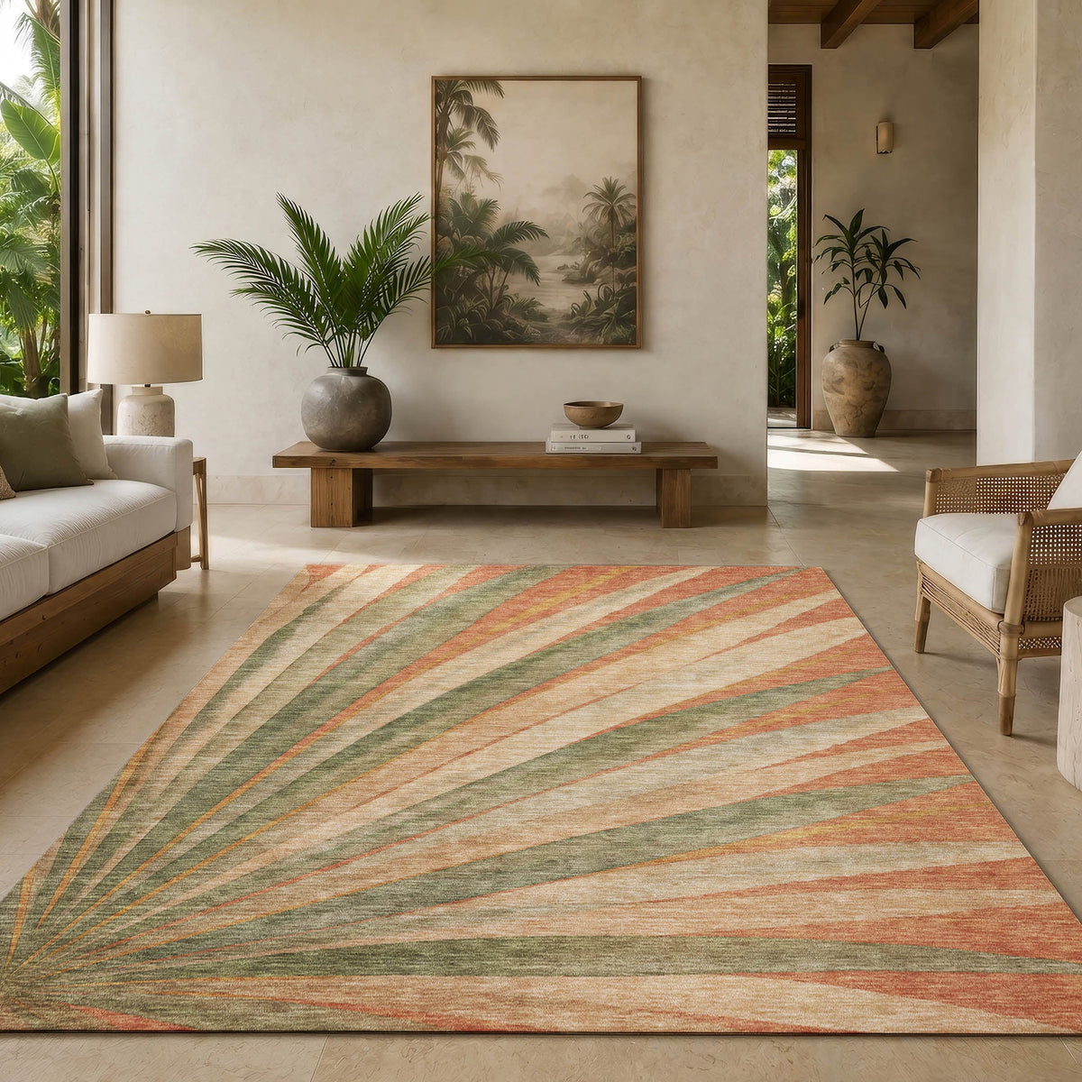 Aloha AH10 Terracotta Rug