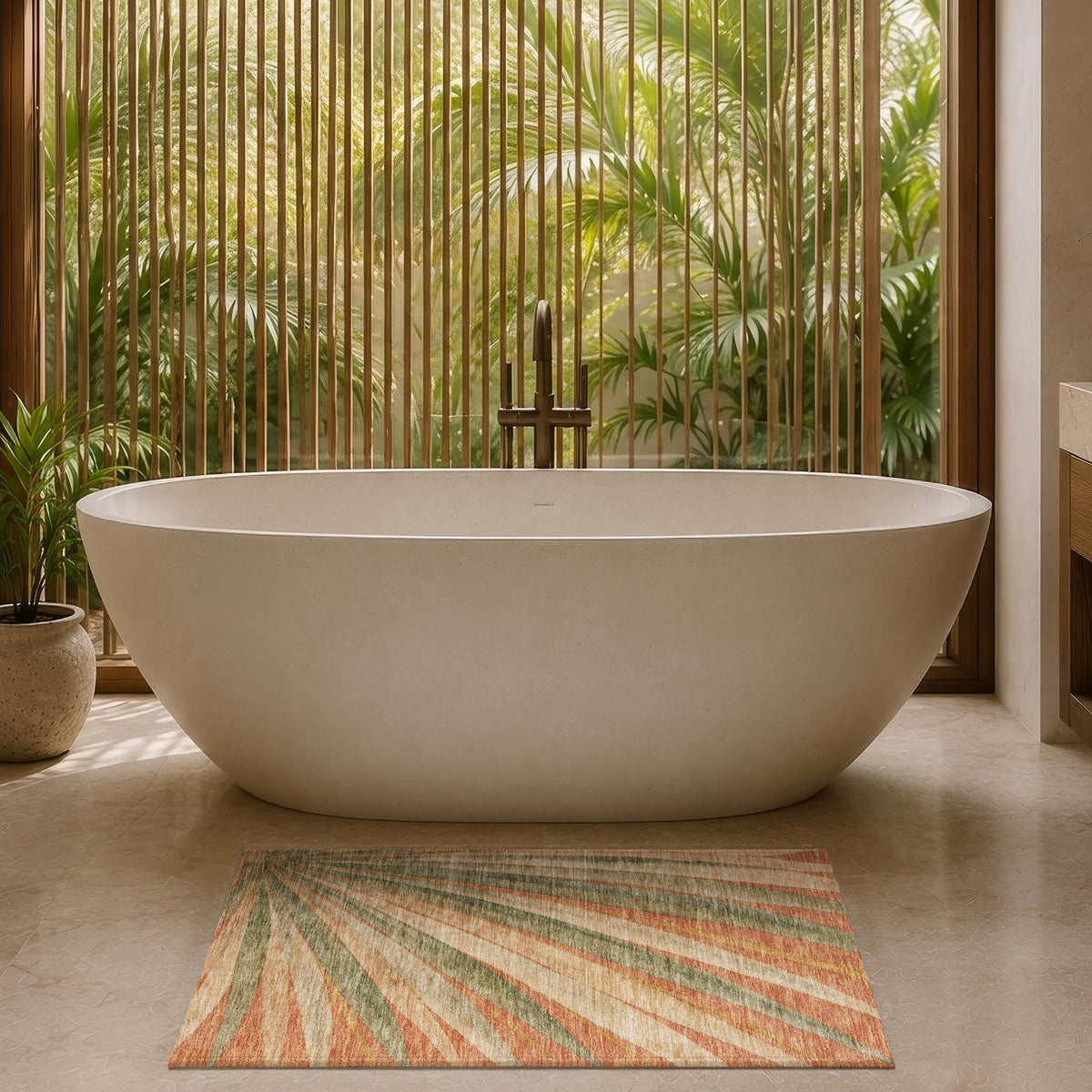 Aloha AH10 Terracotta Rug