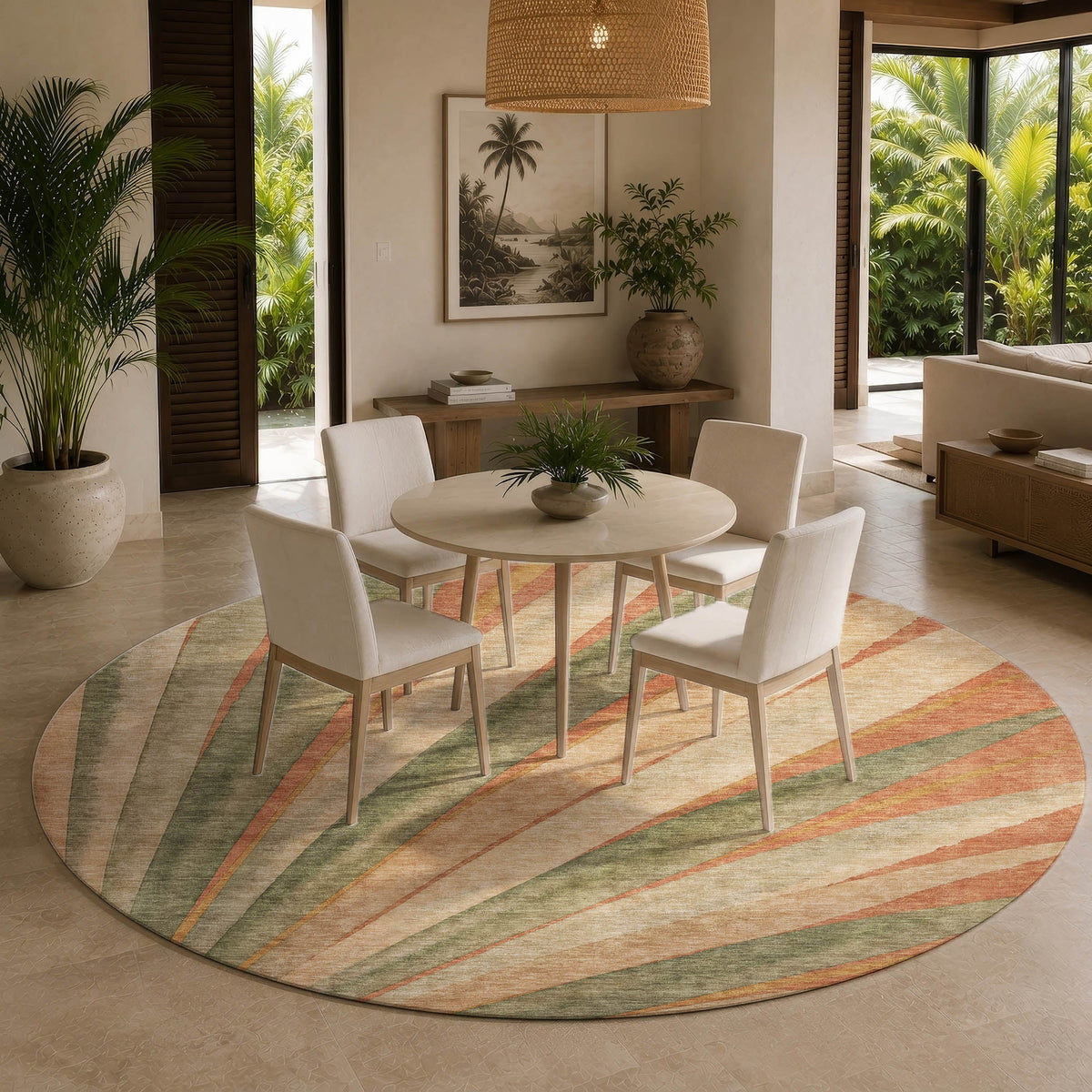Aloha AH10 Terracotta Rug