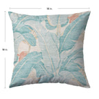 Aloha AH11 Aqua Chenille Decorative Pillow