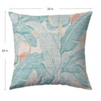 Aloha AH11 Aqua Chenille Decorative Pillow