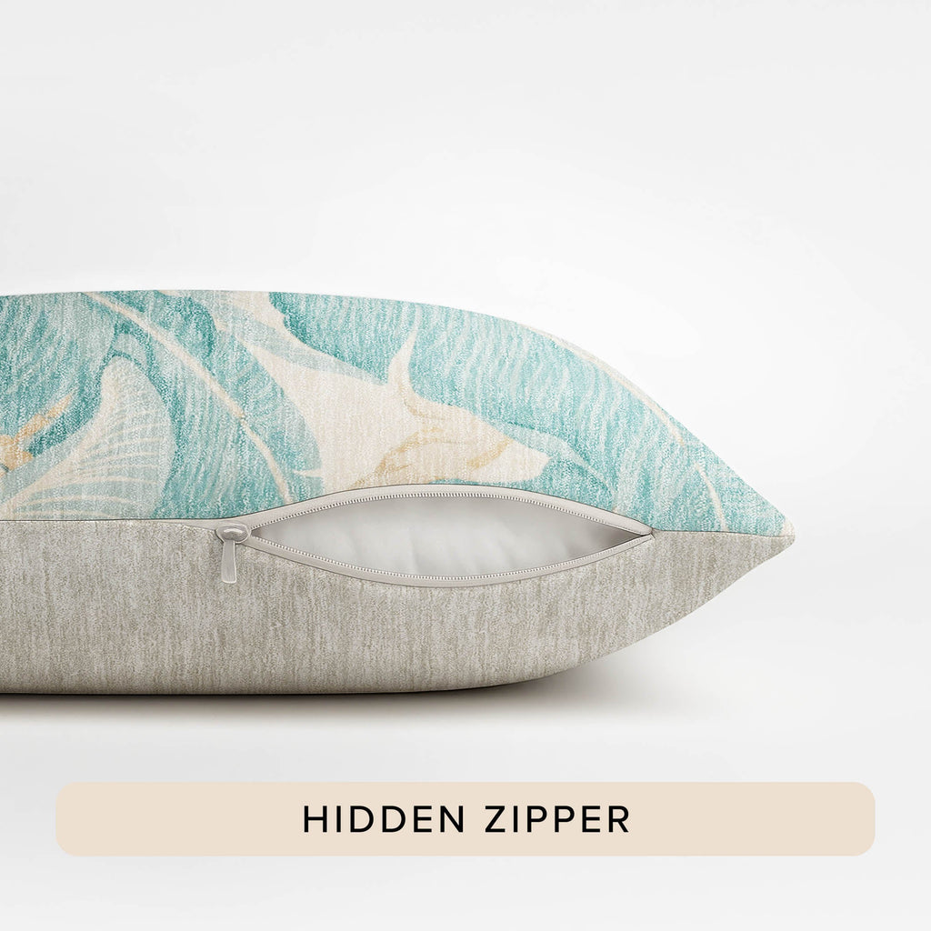 Aloha AH11 Aqua Chenille Decorative Pillow