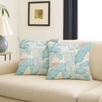 Aloha AH11 Aqua Chenille Decorative Pillow