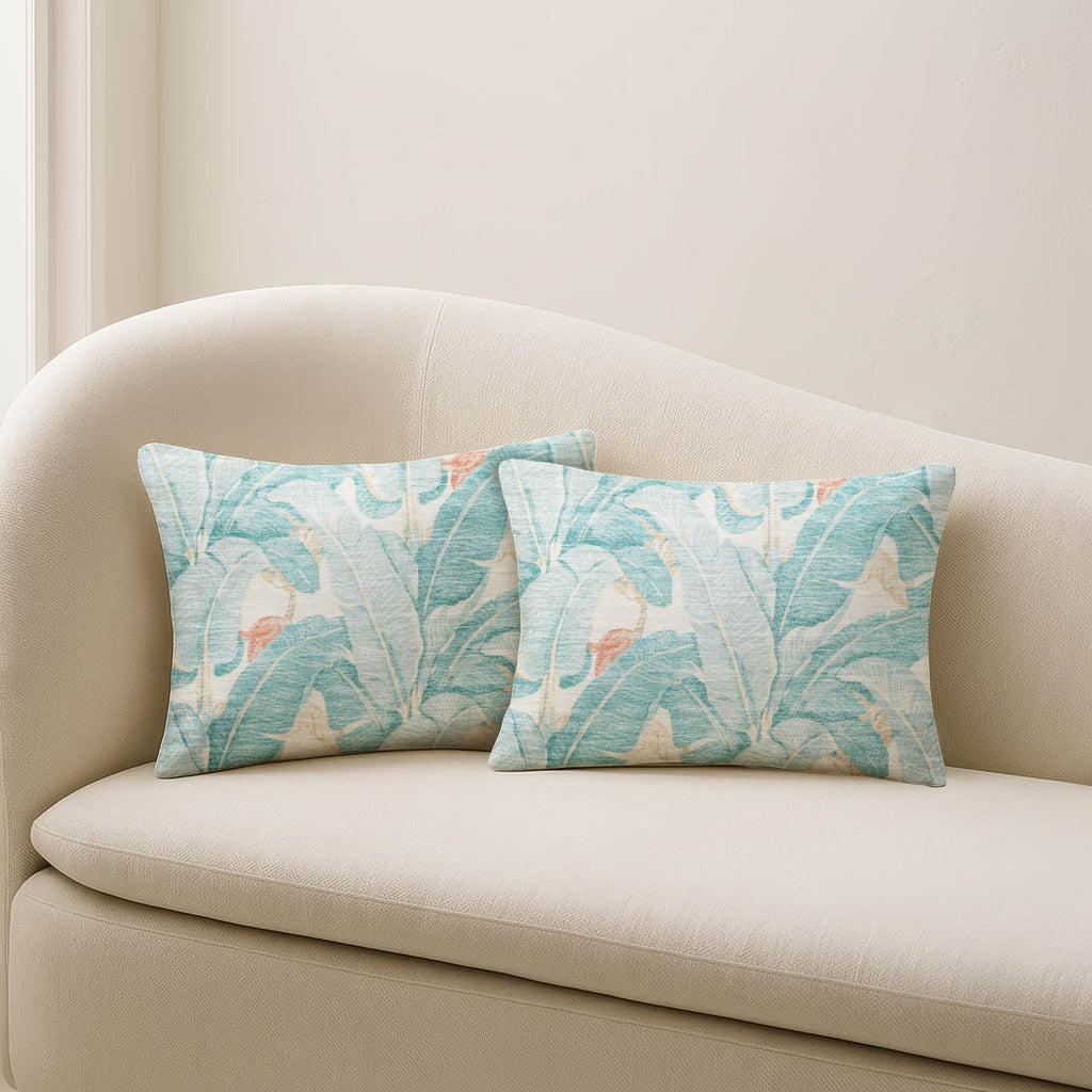 Aloha AH11 Aqua Chenille Decorative Pillow