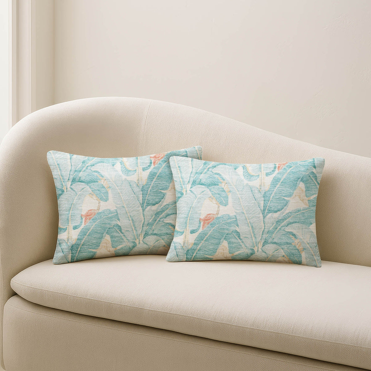 Aloha AH11 Aqua Chenille Decorative Pillow