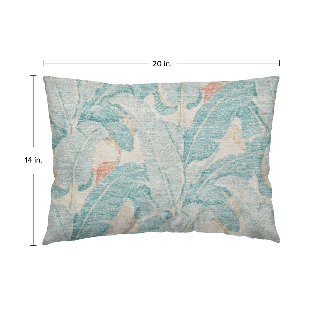 Aloha AH11 Aqua Chenille Decorative Pillow