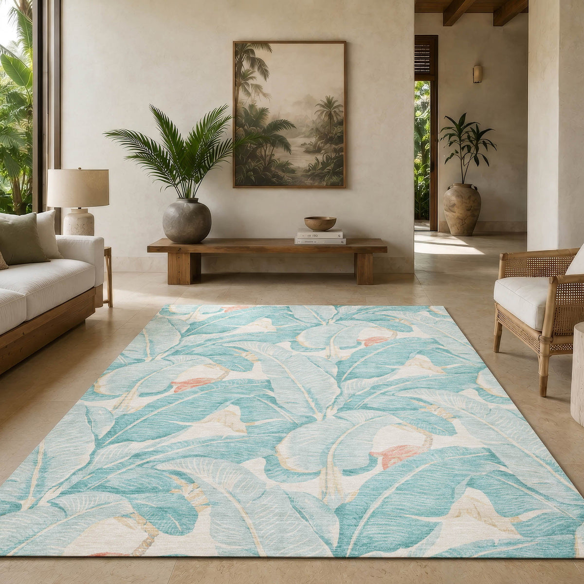 Aloha AH11 Aqua Rug
