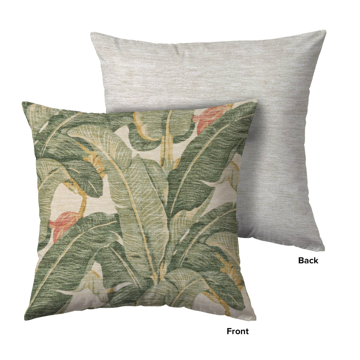 Aloha AH11 Fern Chenille Decorative Pillow