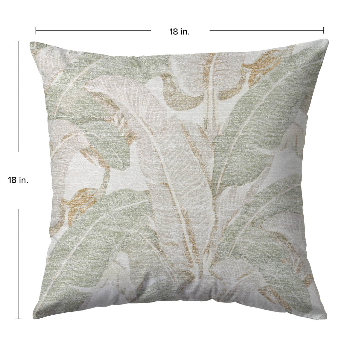 Aloha AH11 Ivory Chenille Decorative Pillow