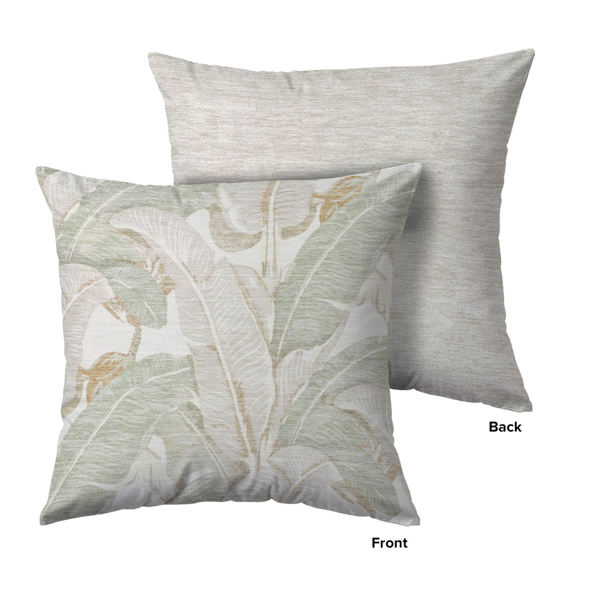 Aloha AH11 Ivory Chenille Decorative Pillow