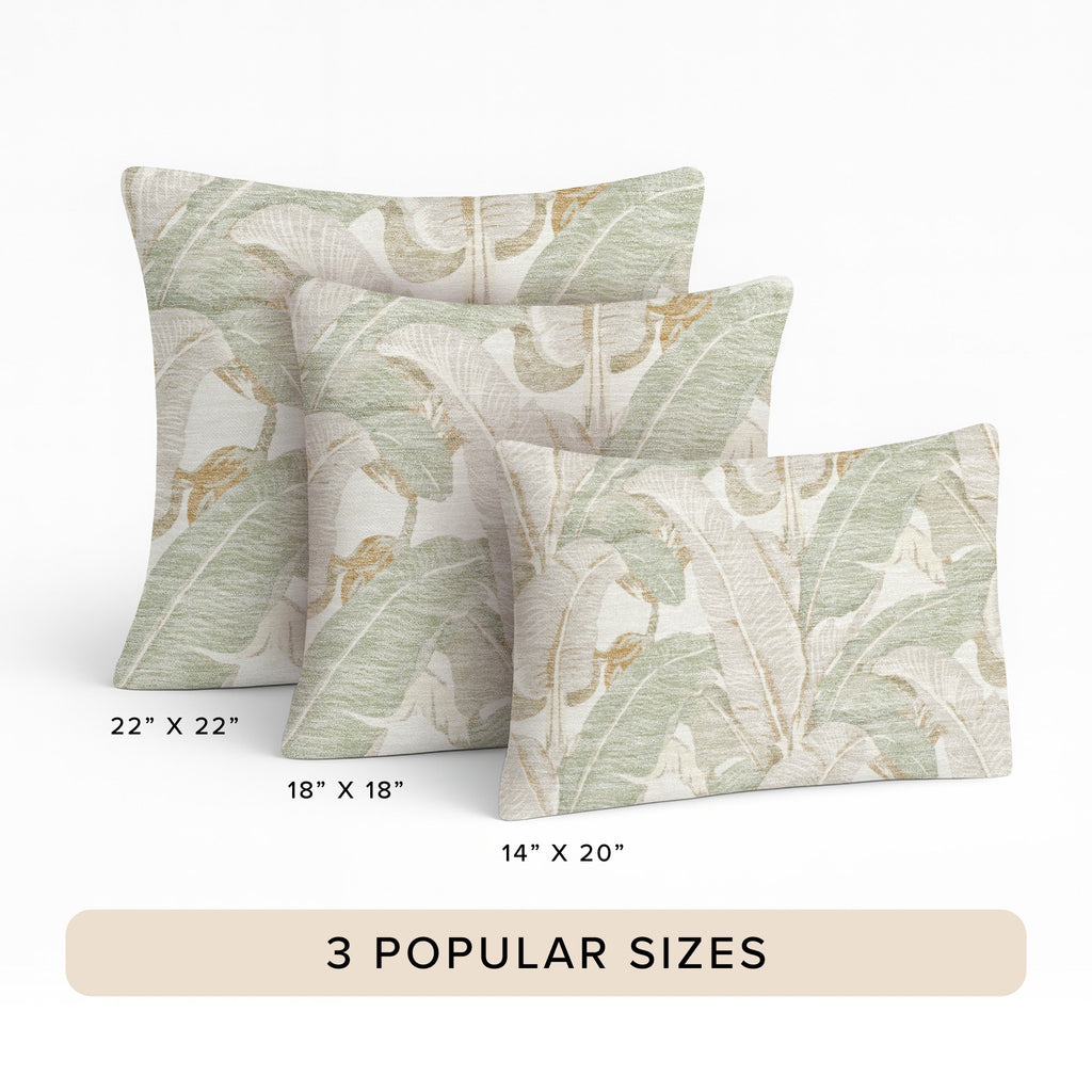 Aloha AH11 Ivory Chenille Decorative Pillow