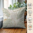 Aloha AH11 Ivory Chenille Decorative Pillow