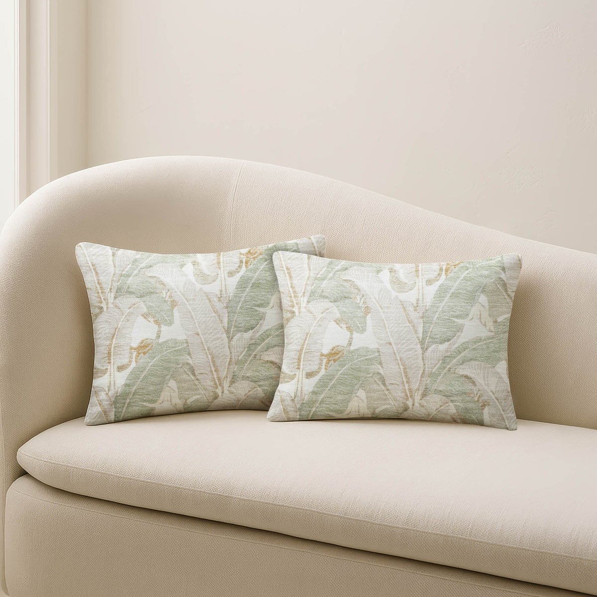 Aloha AH11 Ivory Chenille Decorative Pillow