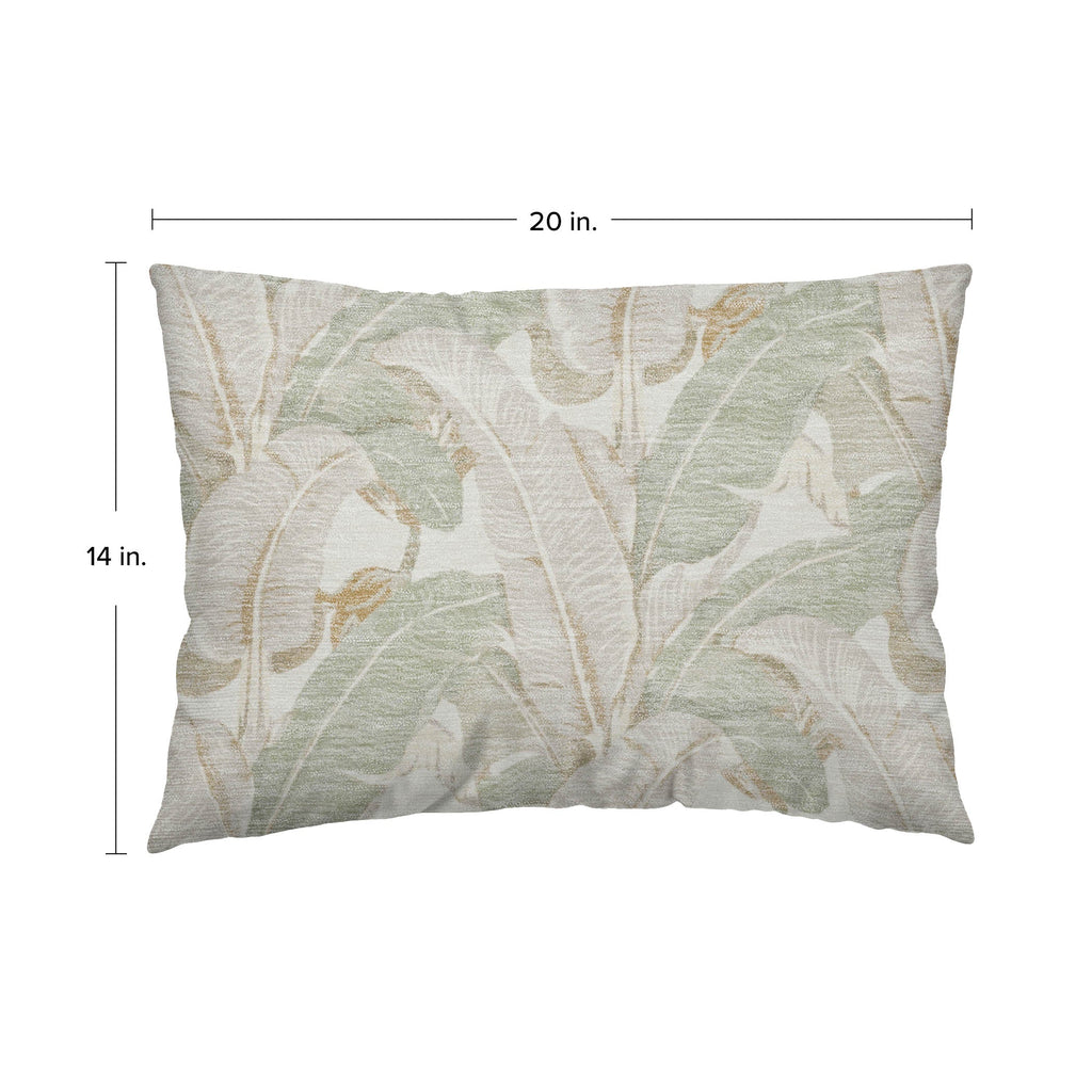 Aloha AH11 Ivory Chenille Decorative Pillow