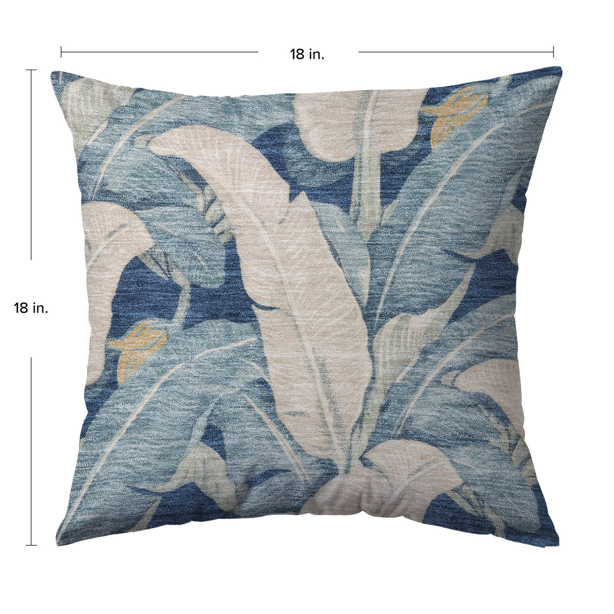 Aloha AH11 Navy Chenille Decorative Pillow