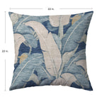 Aloha AH11 Navy Chenille Decorative Pillow