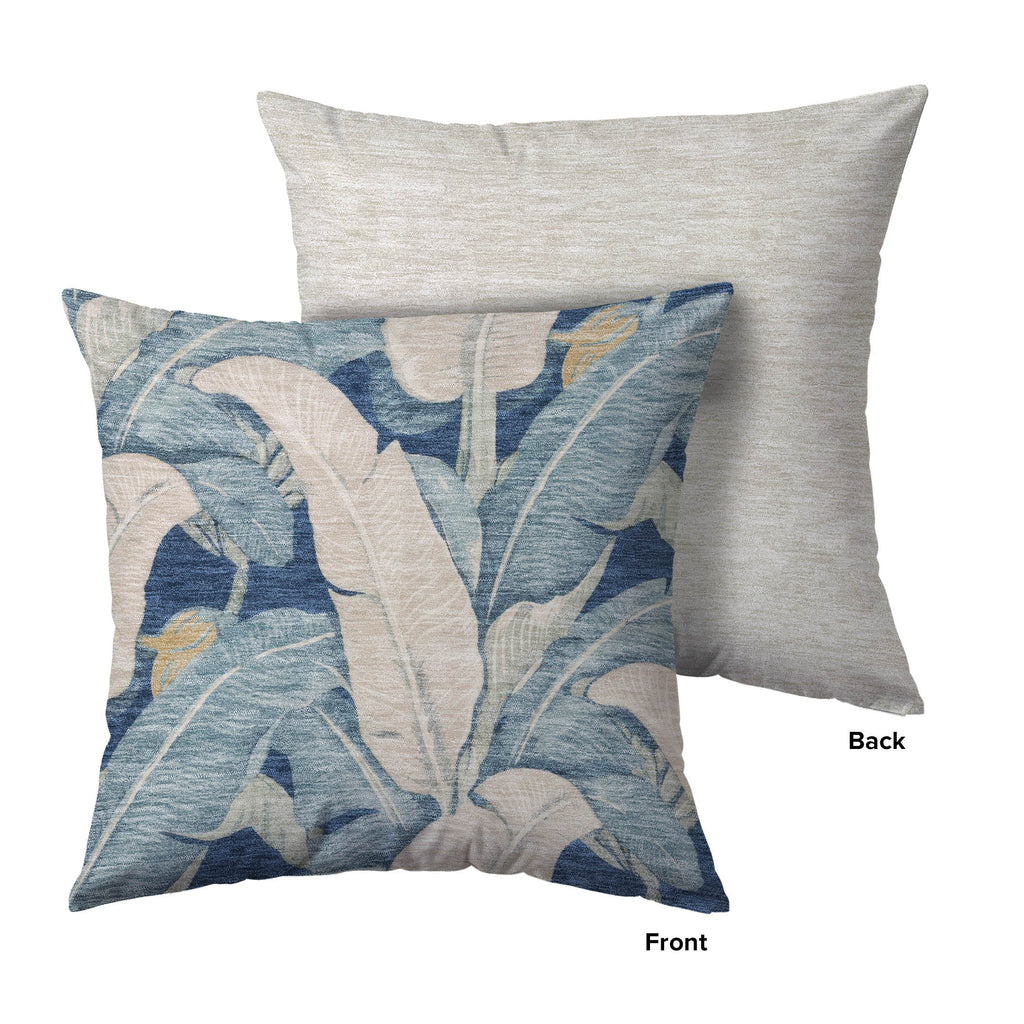 Aloha AH11 Navy Chenille Decorative Pillow