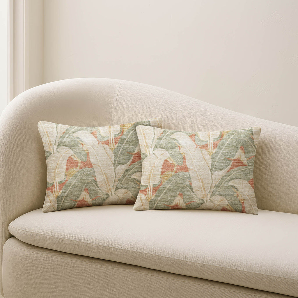 Aloha AH11 Terracotta Chenille Decorative Pillow
