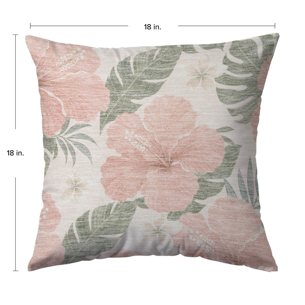 Aloha AH12 Blush Chenille Decorative Pillow