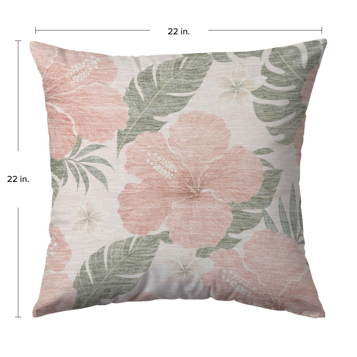 Aloha AH12 Blush Chenille Decorative Pillow