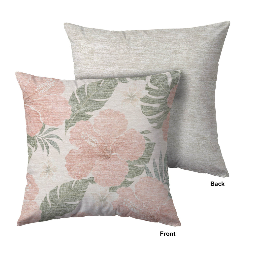 Aloha AH12 Blush Chenille Decorative Pillow