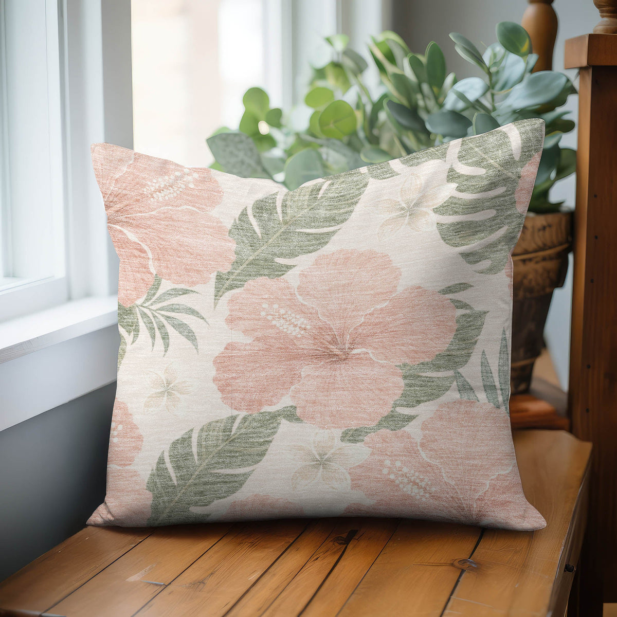 Aloha AH12 Blush Chenille Decorative Pillow