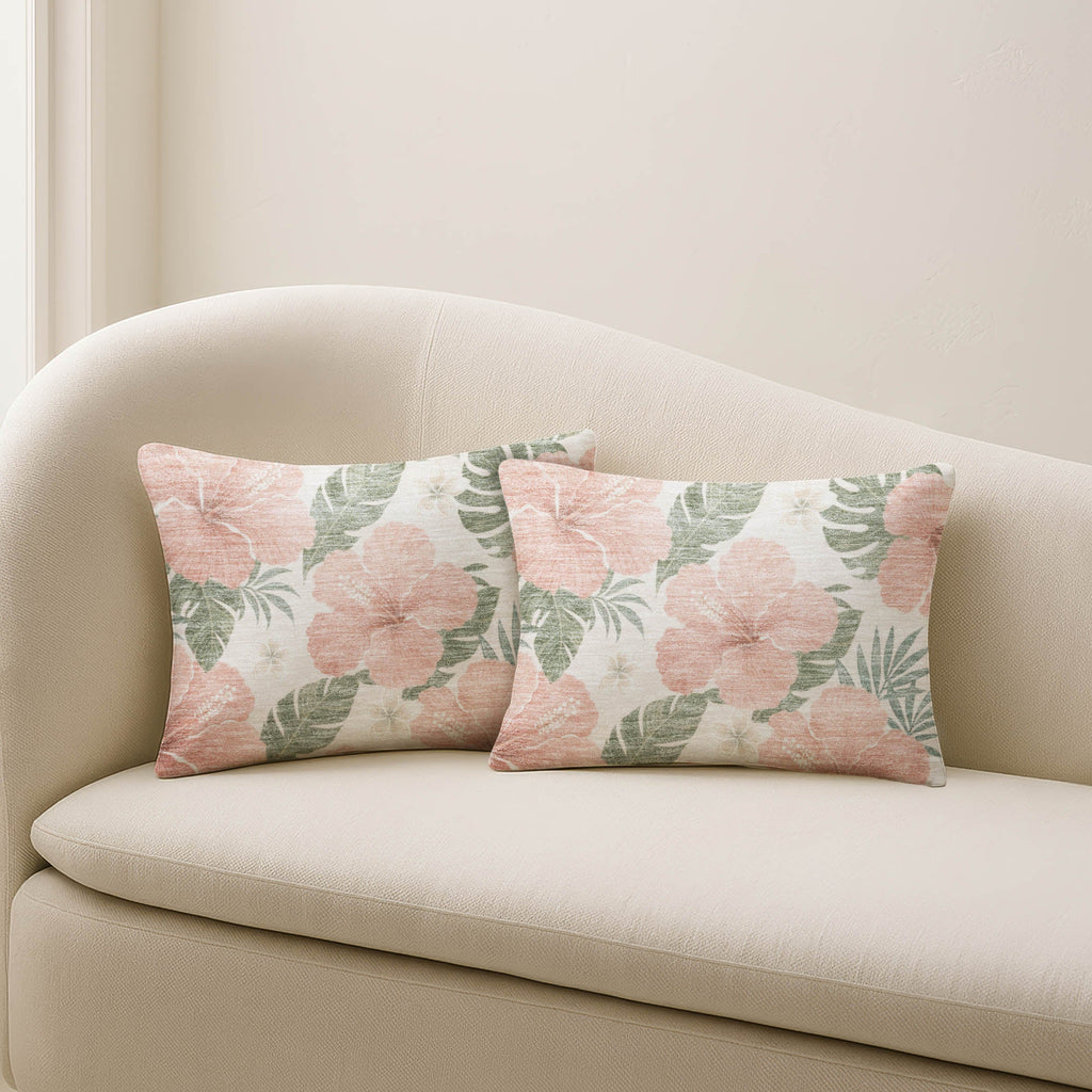 Aloha AH12 Blush Chenille Decorative Pillow
