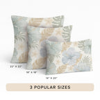 Aloha AH12 Ivory Chenille Decorative Pillow