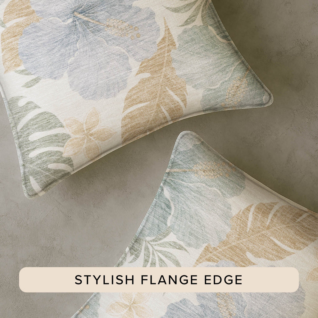 Aloha AH12 Ivory Chenille Decorative Pillow