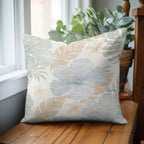 Aloha AH12 Ivory Chenille Decorative Pillow